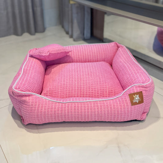 Cama Luxo Mosaico - Rosa