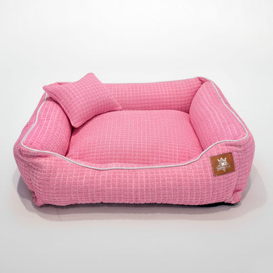 Cama Luxo Mosaico - Rosa