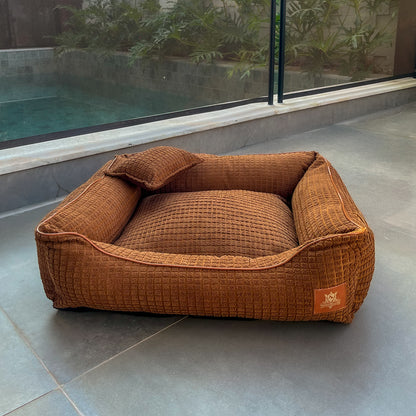 Cama Luxo Mosaico - Avelã