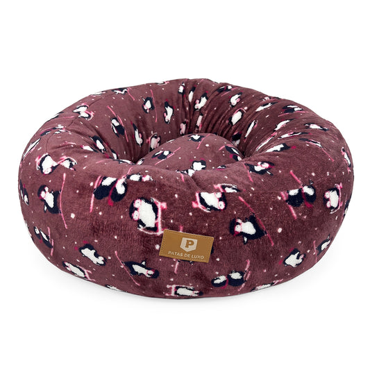 Cama Puff Luxo - Pinguim