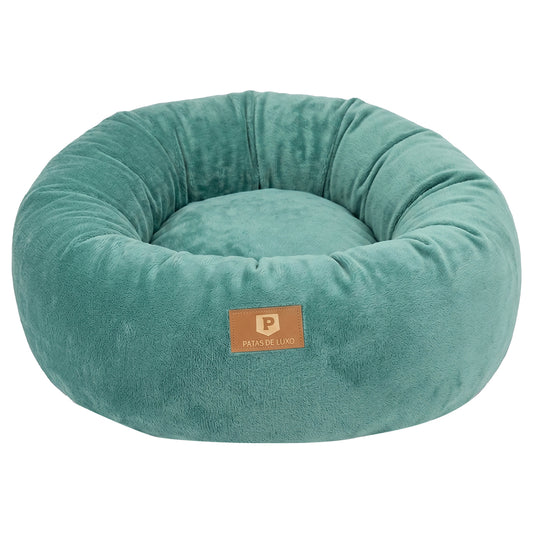 Cama Puff Luxo G - Verde Água