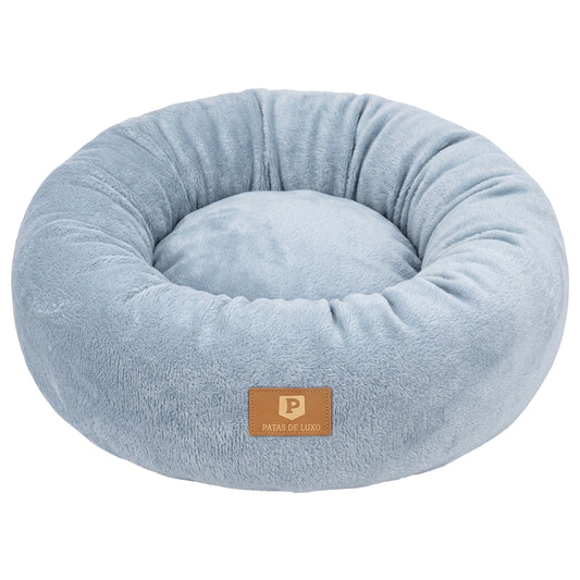 Cama Puff Luxo G - Azul Bebê