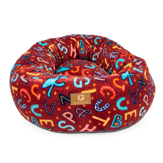 Cama Puff Luxo - Alfabeto