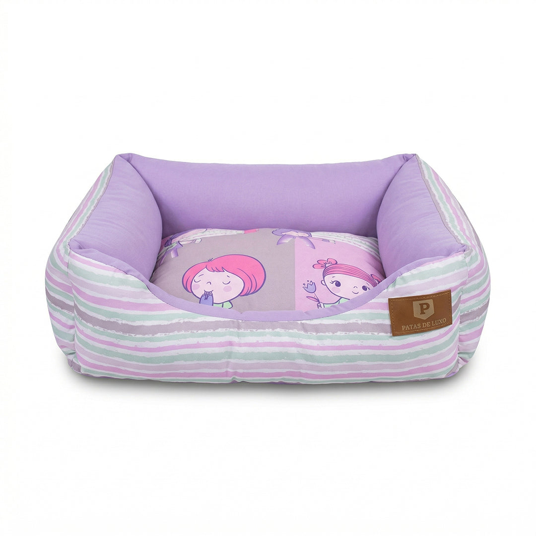 Cama Premium - Listras Rosa