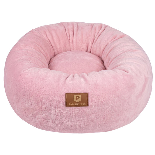 Cama Puff Luxo G - Rosa Bebê