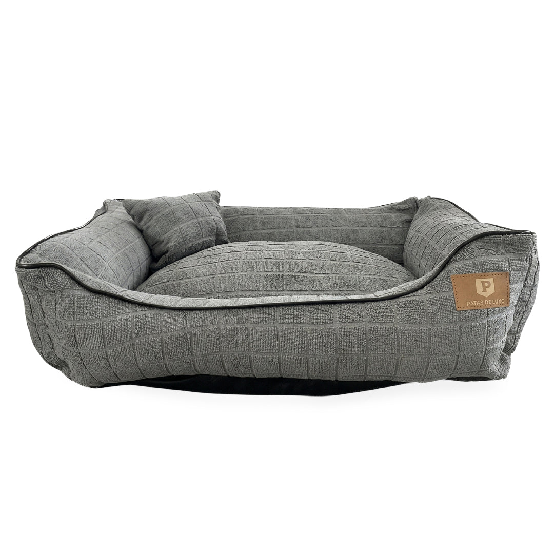 Cama Luxo - Mosaico Cinza