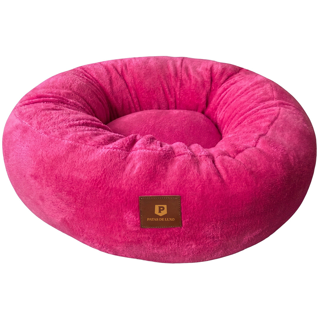 Cama Puff Luxo G - Pink