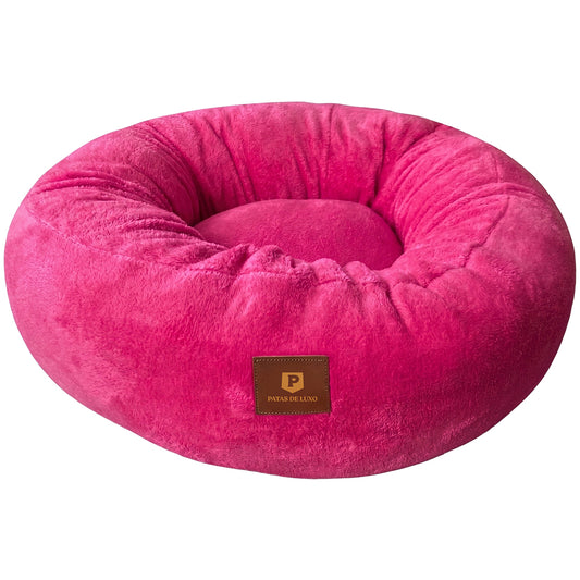 Cama Puff Luxo G - Pink